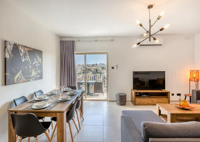 Daire Amazing With Pool In Malta Is-Swieqi